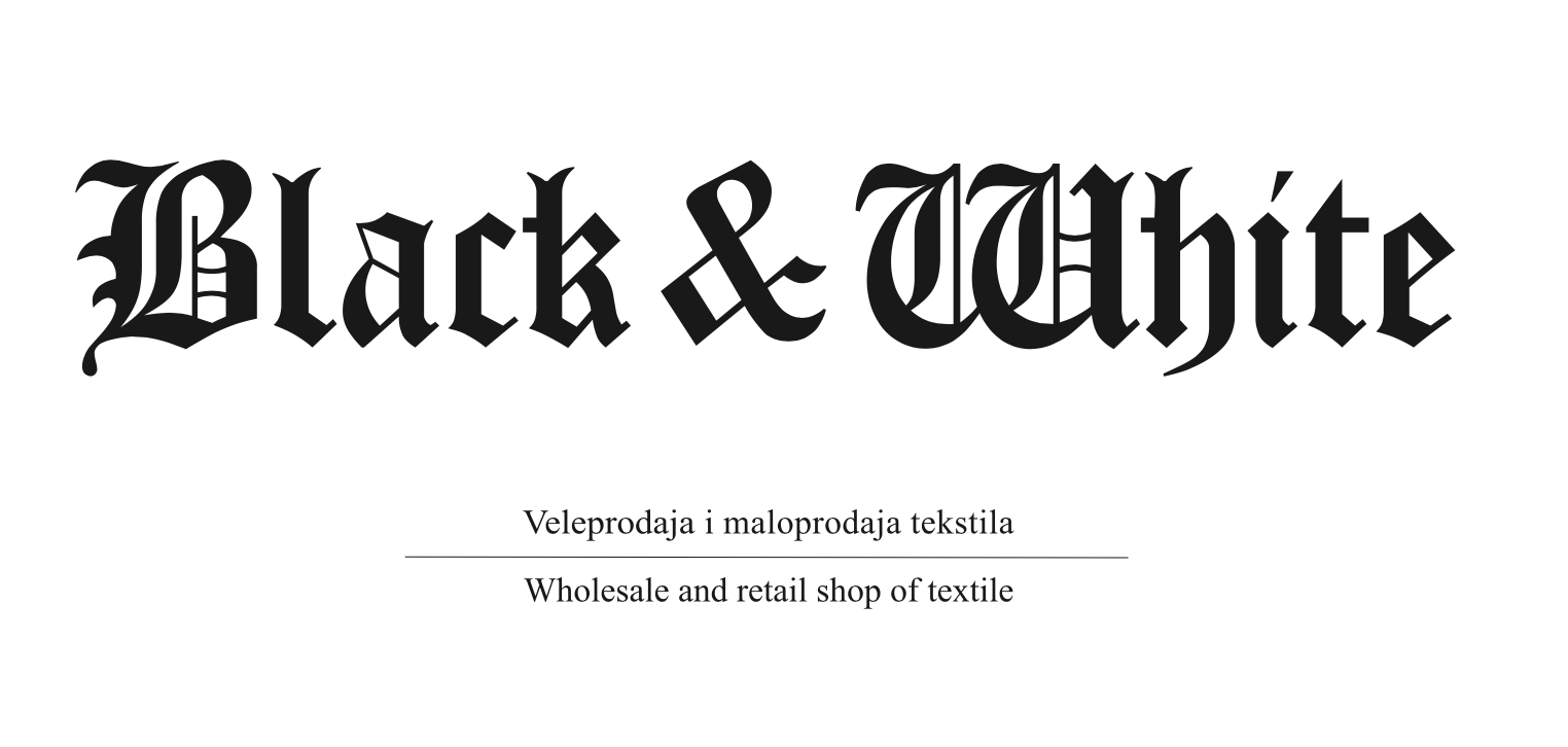 Black and white logo
